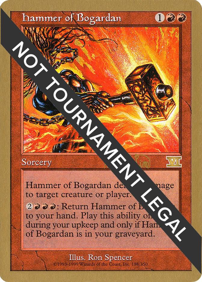 Hammer of Bogardan (Mark Le Pine) [World Championship Decks 1999]