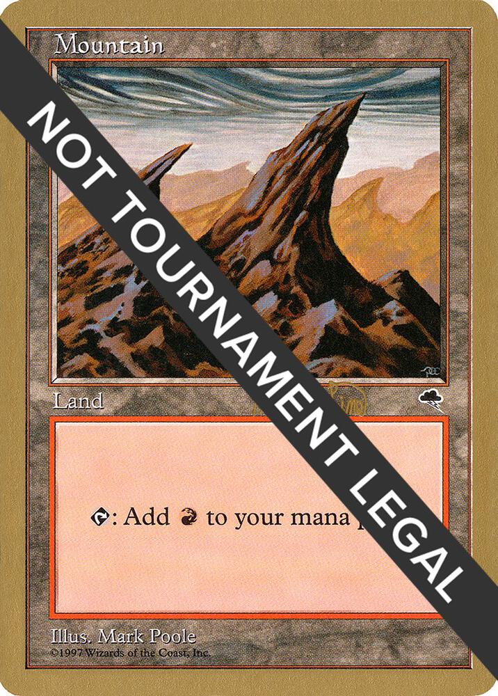 Mountain (mlp344) (Mark Le Pine) [World Championship Decks 1999]