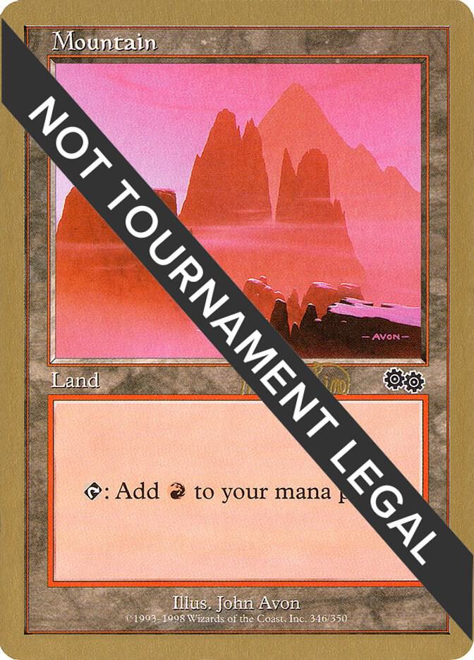 Mountain (mlp346b) (Mark Le Pine) [World Championship Decks 1999]