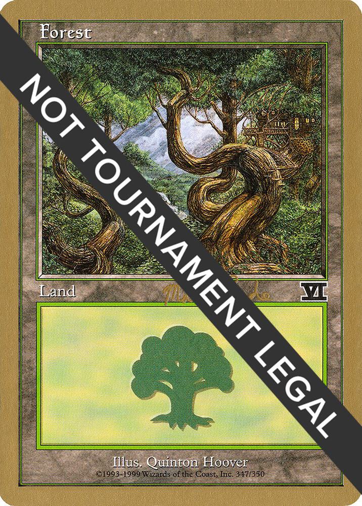 Forest (ml347b) (Matt Linde) [World Championship Decks 1999]