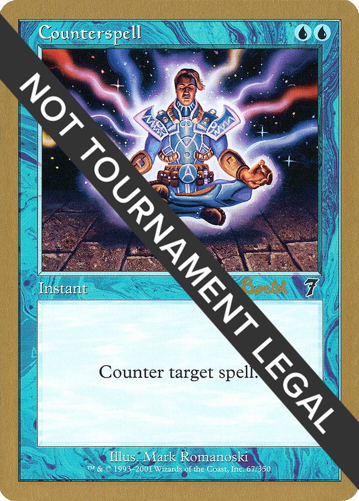 Counterspell (Alex Borteh) (7ED) [World Championship Decks 2001]