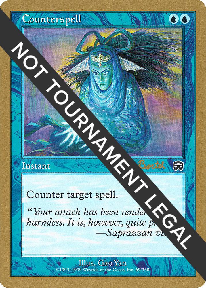 Counterspell (Alex Borteh) (MMQ) [World Championship Decks 2001]