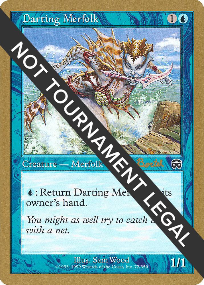 Darting Merfolk (Alex Borteh) [World Championship Decks 2001]