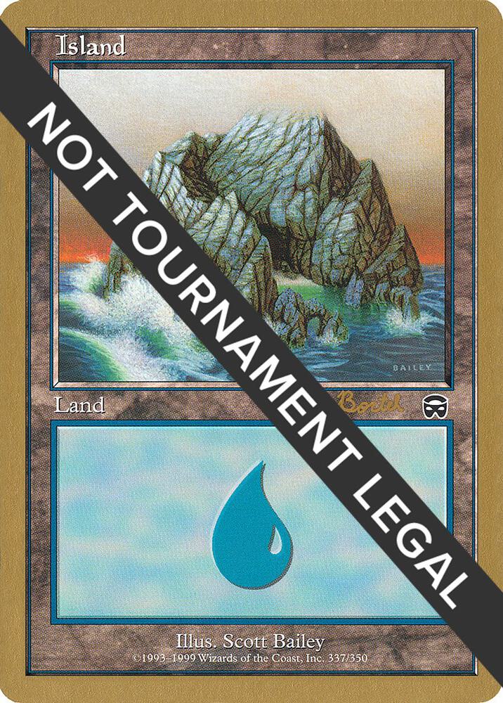 Island (ab337a) (Alex Borteh) [World Championship Decks 2001]