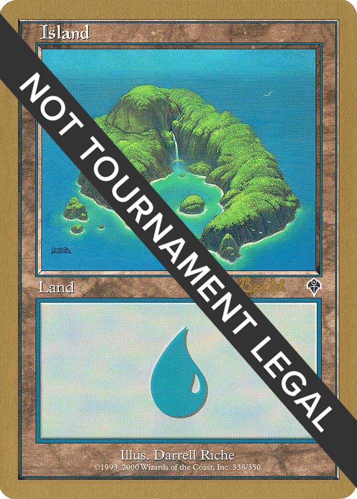 Island (ab338) (Alex Borteh) [World Championship Decks 2001]