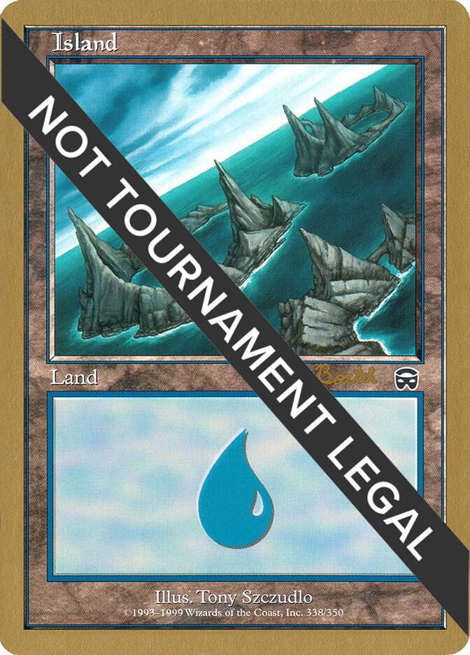 Island (ab338a) (Alex Borteh) [World Championship Decks 2001]