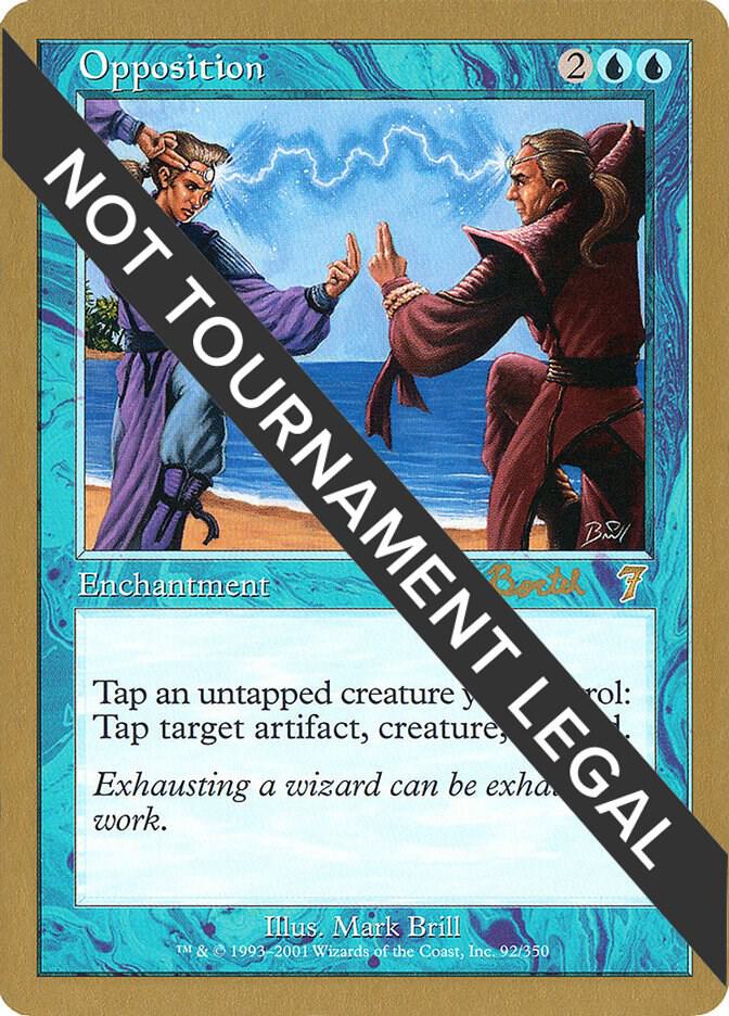 Opposition (Alex Borteh) [World Championship Decks 2001]