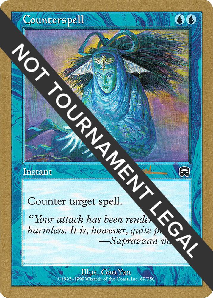 Counterspell (Antoine Ruel) (MMQ) [World Championship Decks 2001]