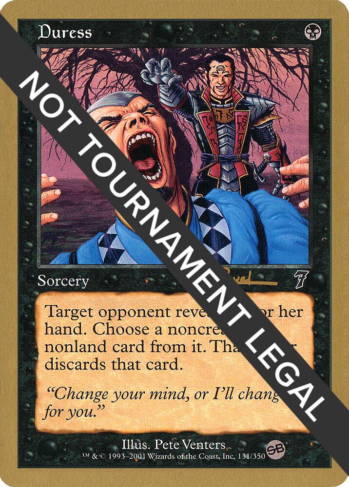 Duress (Antoine Ruel) (SB) [World Championship Decks 2001]