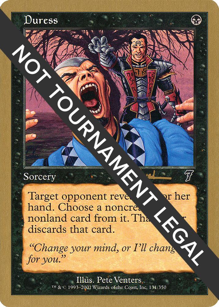Duress (Antoine Ruel) [World Championship Decks 2001]