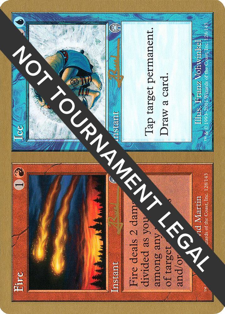 Fire // Ice (Antoine Ruel) [World Championship Decks 2001]