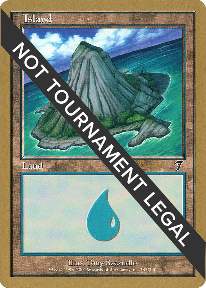 Island (ar335) (Antoine Ruel) [World Championship Decks 2001]