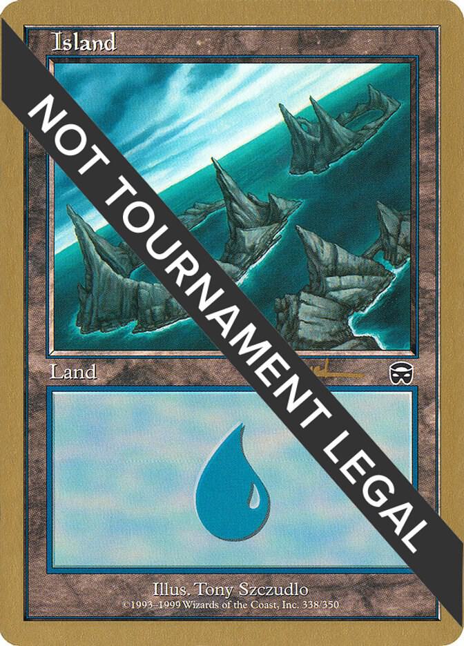 Island (ar338) (Antoine Ruel) [World Championship Decks 2001]
