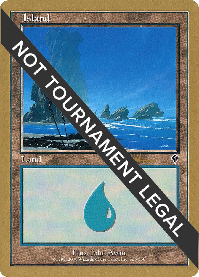 Island (ar336) (Antoine Ruel) [World Championship Decks 2001]