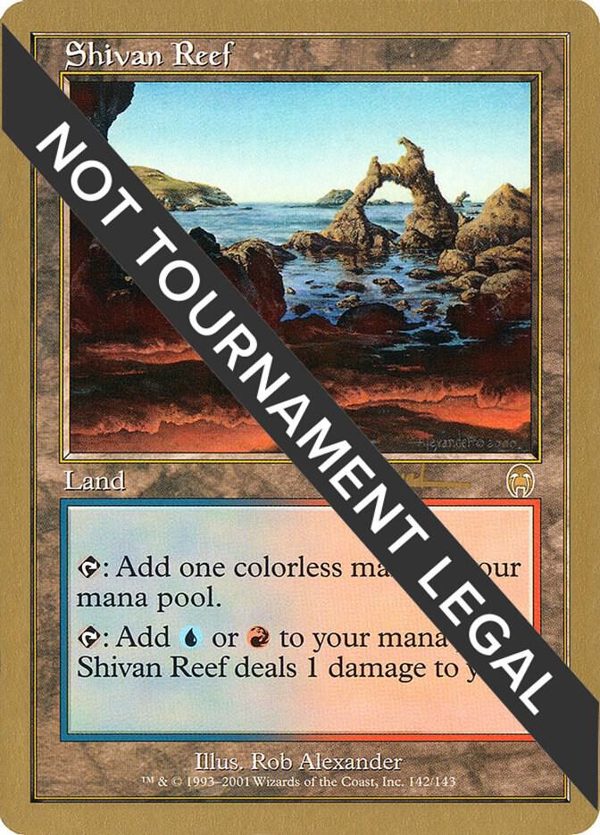 Shivan Reef (Antoine Ruel) [World Championship Decks 2001]