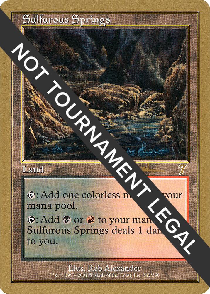 Sulfurous Springs (Antoine Ruel) [World Championship Decks 2001]