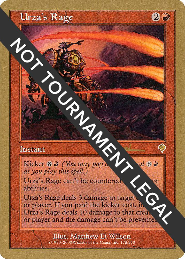 Urza's Rage (Antoine Ruel) [World Championship Decks 2001]