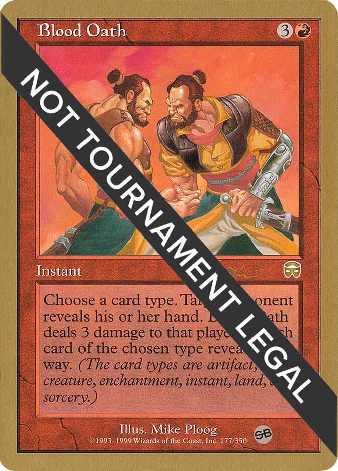 Blood Oath (Jan Tomcani) (SB) [World Championship Decks 2001]