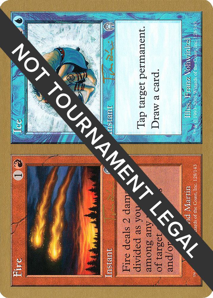 Fire // Ice (Jan Tomcani) [World Championship Decks 2001]