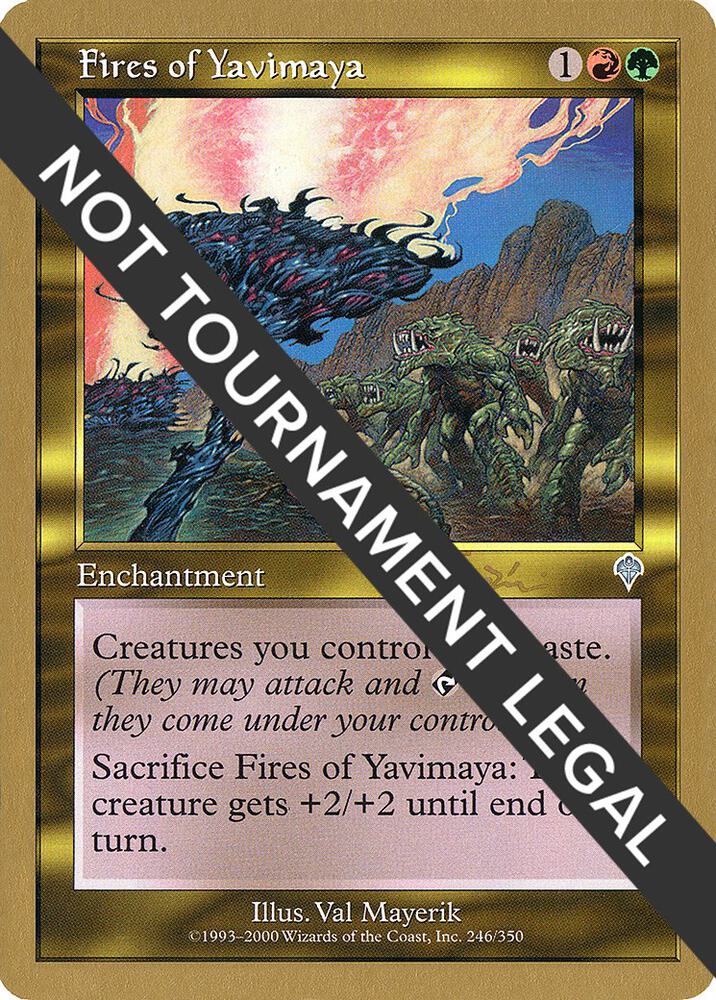 Fires of Yavimaya (Jan Tomcani) [World Championship Decks 2001]