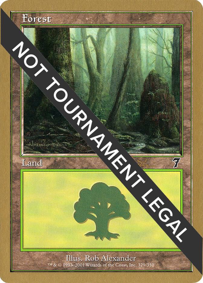Forest (jt329) (Jan Tomcani) [World Championship Decks 2001]