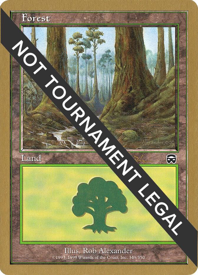 Forest (jt349) (Jan Tomcani) [World Championship Decks 2001]