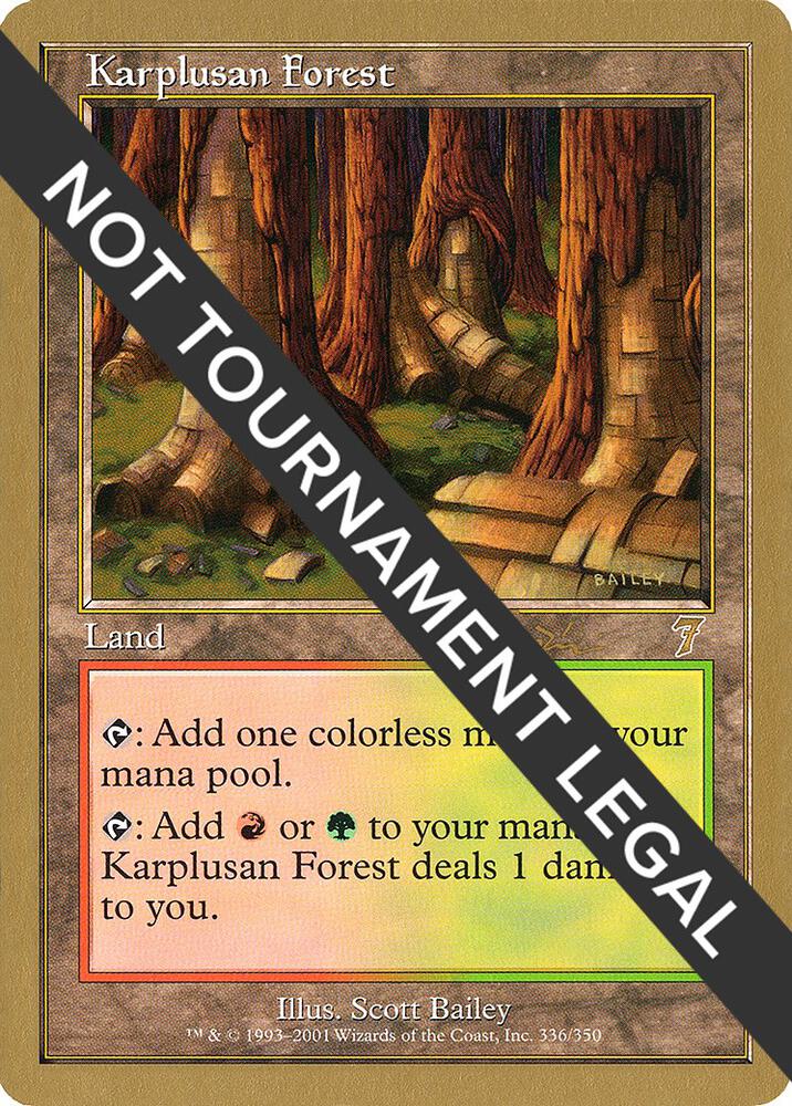Karplusan Forest (Jan Tomcani) [World Championship Decks 2001]