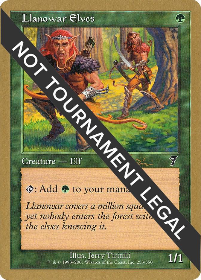 Llanowar Elves (Jan Tomcani) [World Championship Decks 2001]