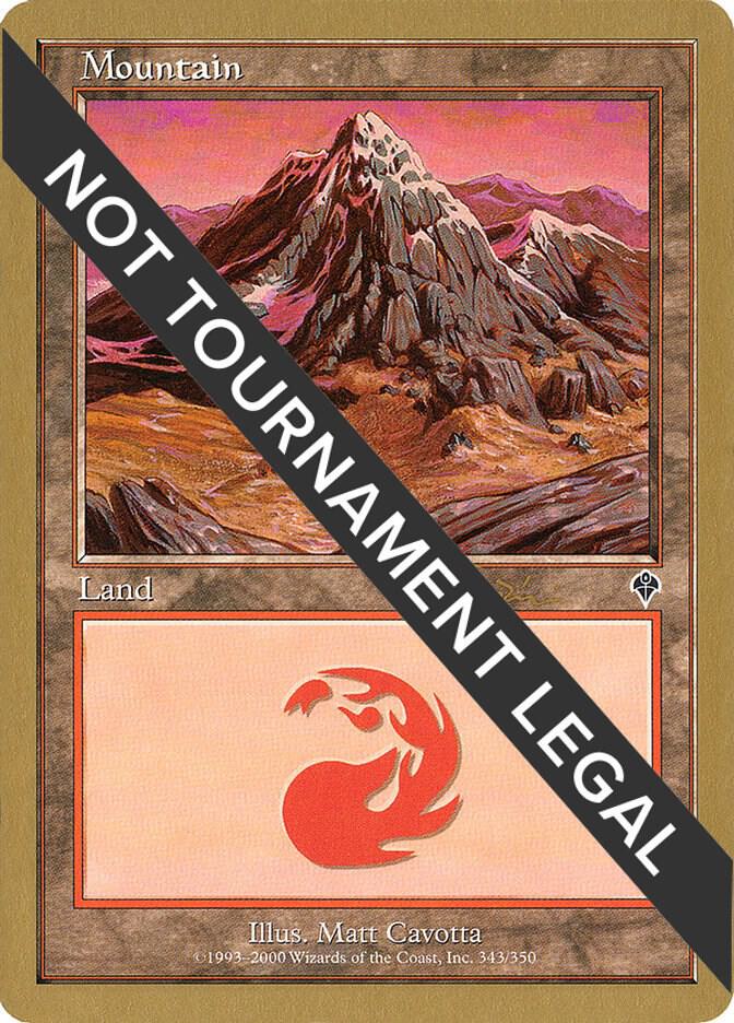 Mountain (jt343a) (Jan Tomcani) (INV) [World Championship Decks 2001]