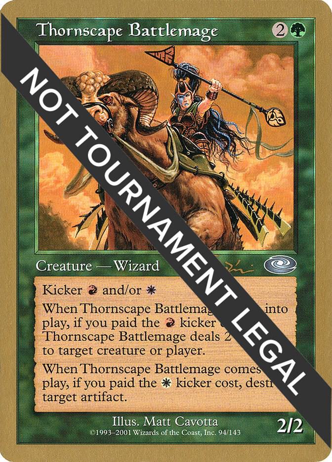 Thornscape Battlemage (Jan Tomcani) [World Championship Decks 2001]