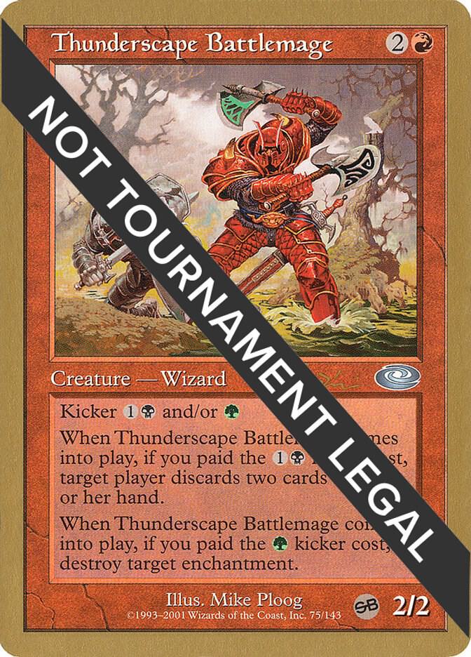Thunderscape Battlemage (Jan Tomcani) [World Championship Decks 2001]