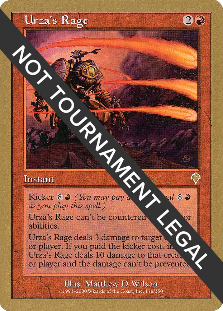 Urza's Rage (Jan Tomcani) [World Championship Decks 2001]