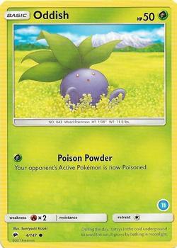 Oddish (4/147) (Deck Exclusive #11) [Sun & Moon: Trainer Kit - Alolan Ninetales]