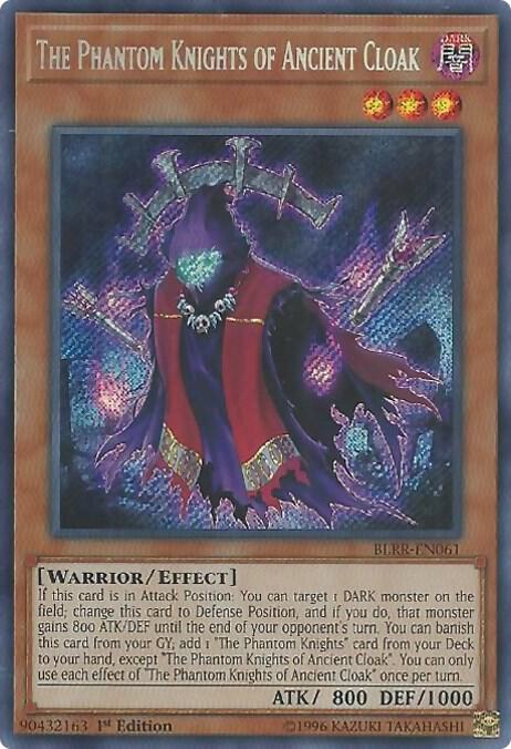 The Phantom Knights of Ancient Cloak [BLRR-EN061] Secret Rare