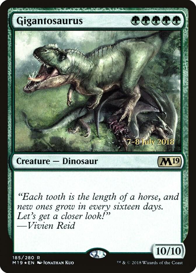 Gigantosaurus [Core Set 2019 Prerelease Promos]