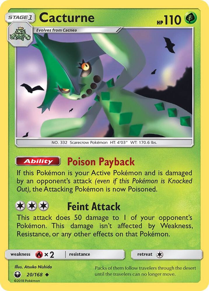 Cacturne (20/168) [Sun & Moon: Celestial Storm]