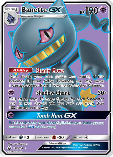 Banette GX (157/168) [Sun & Moon: Celestial Storm]
