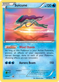 Suicune (30/122) (Cosmos Holo) (Blister Exclusive) [XY: BREAKpoint]