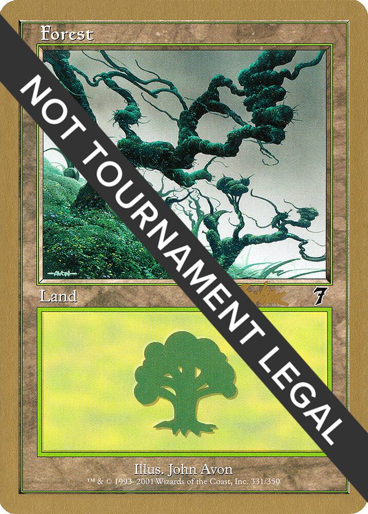 Forest (bk331) (Brian Kibler) [World Championship Decks 2002]