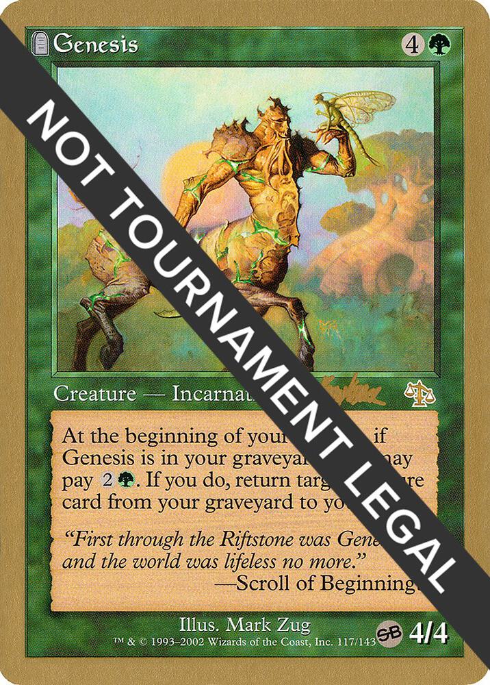 Genesis (Brian Kibler) (SB) [World Championship Decks 2002]