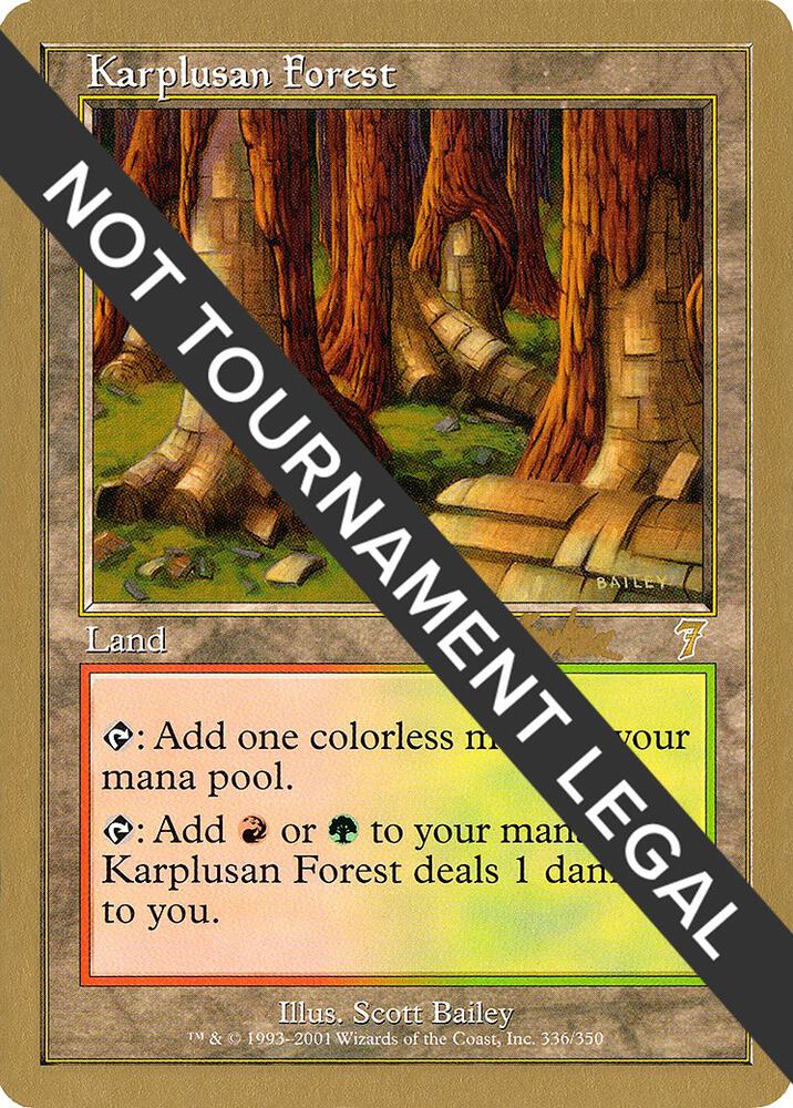 Karplusan Forest (Brian Kibler) [World Championship Decks 2002]