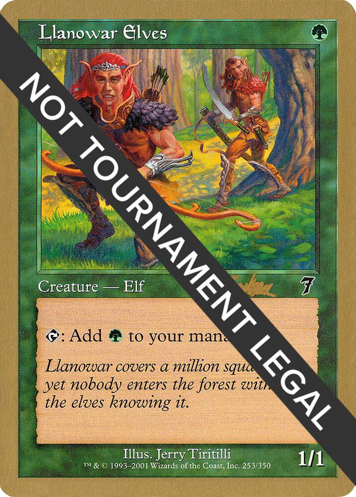 Llanowar Elves (Brian Kibler) [World Championship Decks 2002]