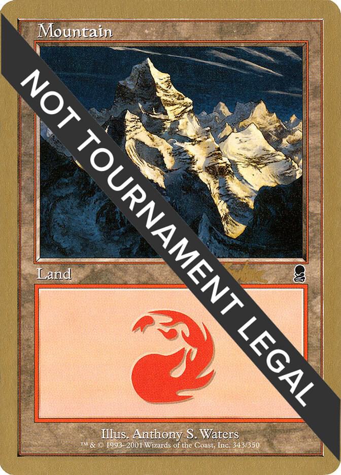 Mountain (bk343) (Brian Kibler) [World Championship Decks 2002]
