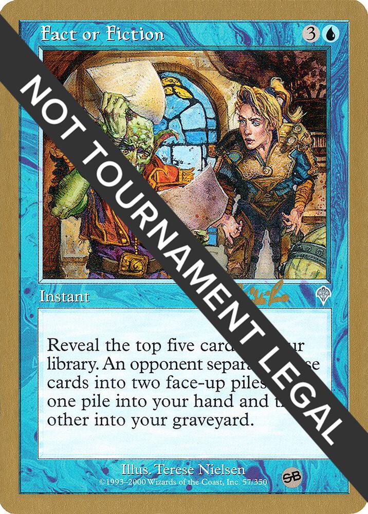 Fact or Fiction (Carlos Romao) (SB) [World Championship Decks 2002]