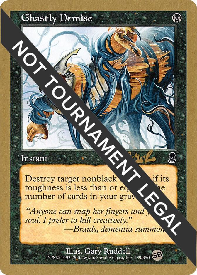 Ghastly Demise (Carlos Romao) (SB) [World Championship Decks 2002]