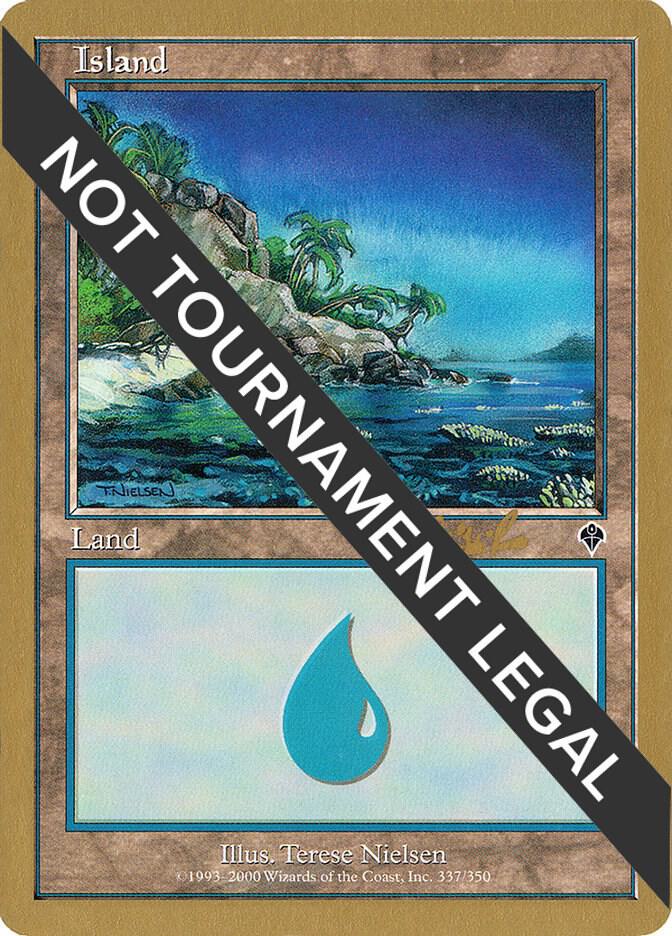 Island (cr337) (Carlos Romao) [World Championship Decks 2002]
