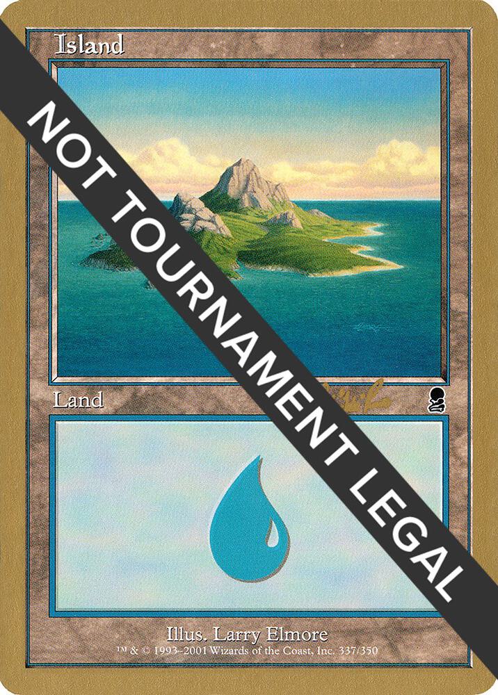 Island (cr337a) (Carlos Romao) [World Championship Decks 2002]