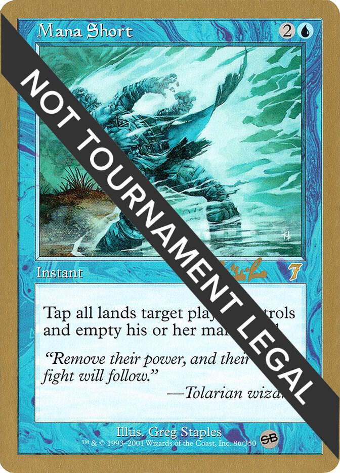 Mana Short (Carlos Romao) (SB) [World Championship Decks 2002]