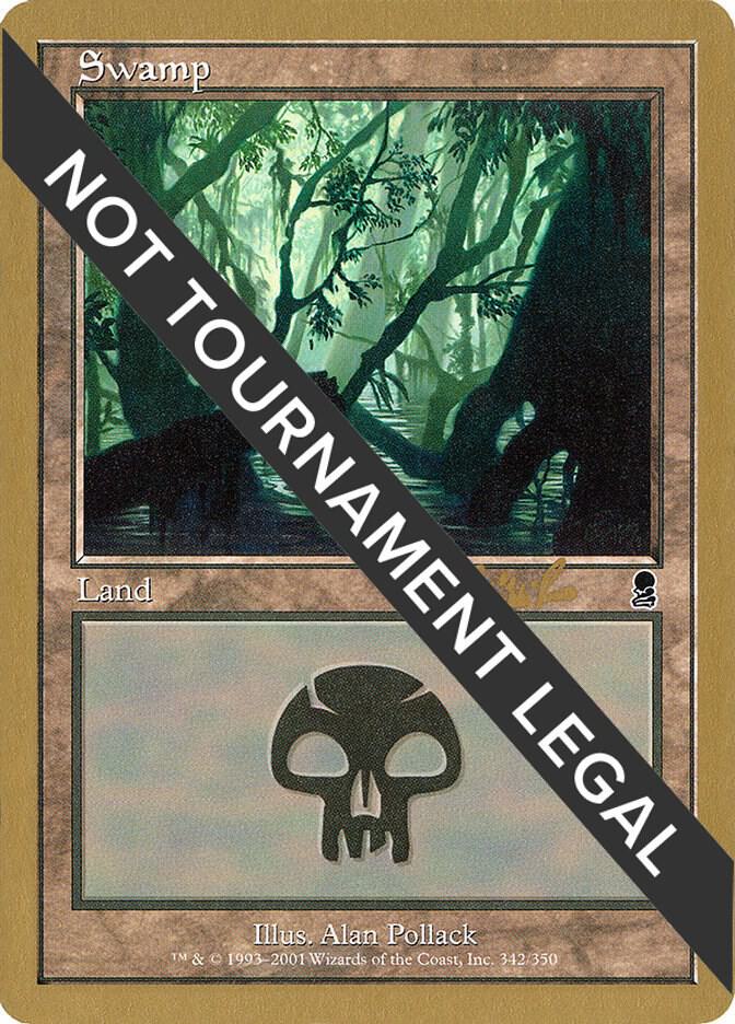 Swamp (cr342) (Carlos Romao) [World Championship Decks 2002]