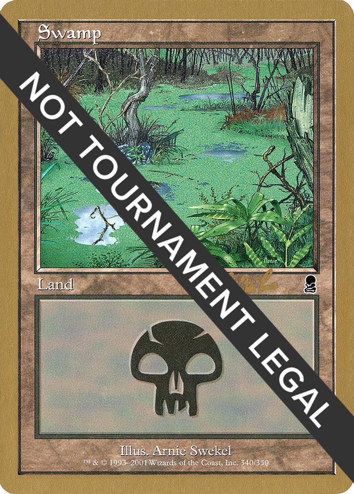 Swamp (cr340) (Carlos Romao) [World Championship Decks 2002]